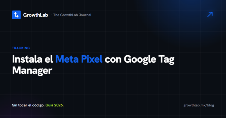 Cómo instalar el Meta Pixel con Google Tag Manager