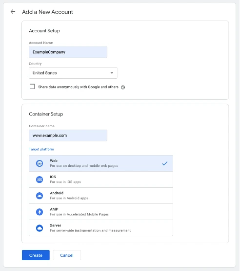 Información Google Tag Manager