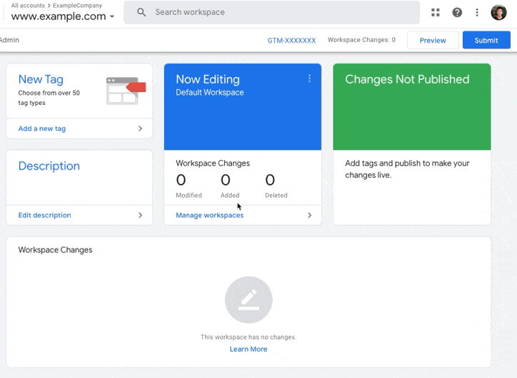 Contenedor de Google Tag Manager